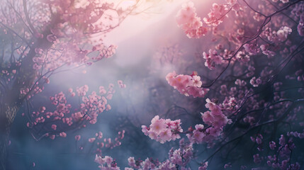 Obraz na płótnie Canvas sakura background