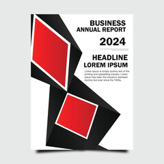 Annual report brochure design template. Business flyer, leaflet