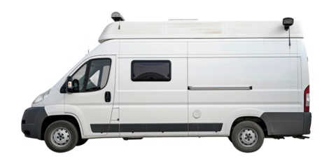 Surveillance Van, transparent background, isolated image, generative AI