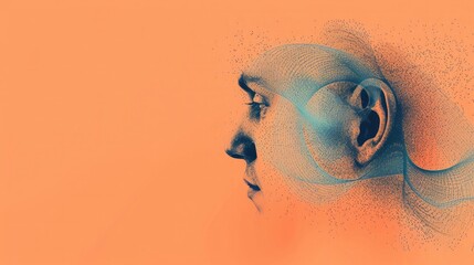 Greeting Card and Banner Design for World Hearing Day Background