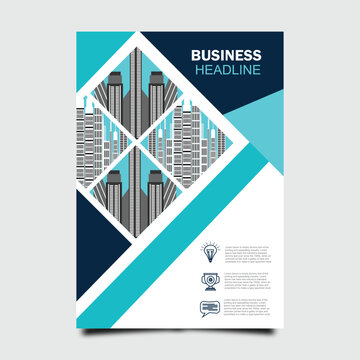 Real Estate Flyer Business Template Elegant Luxury minimalist design brochure flyers for company, corporate