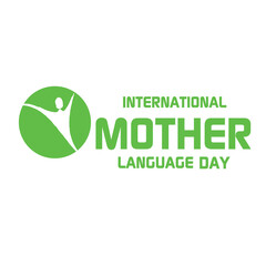 International Mother Language Day creative design for poster, banner vector Flyer, illustration, 3D