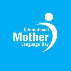 International Mother Language Day creative design for poster, banner vector Flyer, illustration, 3D