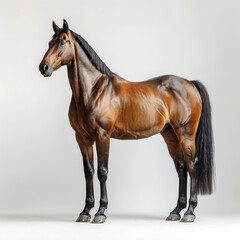 Obraz premium horse isolated on white background