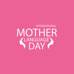 International Mother Language Day creative design for poster, banner vector Flyer, illustration, 3D