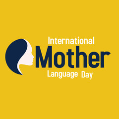 International Mother Language Day creative design for poster, banner vector Flyer, illustration, 3D