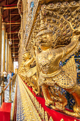 The Chapel of the Emerald Buddha at Wat Phra Kaew. - 732975320
