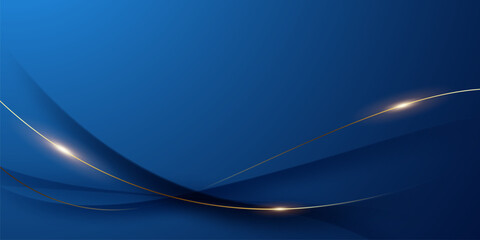 blue background design With luxurious effect elements Vector illustration