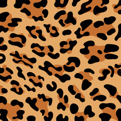 Leopard print pattern animal Seamless. Leopard skin abstract for printing, cutting and crafts Ideal for mugs, stickers, stencils, web, cover. Home decorate and more.
