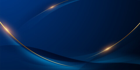 blue background design With luxurious effect elements Vector illustration