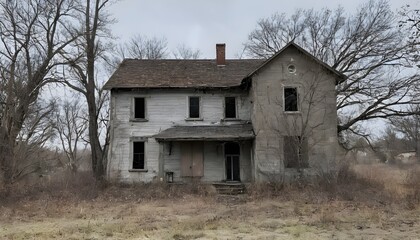 Obraz premium old abandoned house