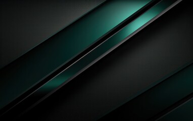 Black Dark Green light with the gradient is the Surface with templates metal texture soft lines silver curve luxury.