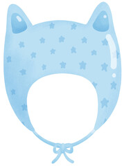 Blue baby hat 