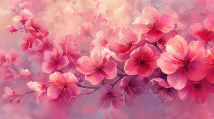 華やかな桜のイラスト