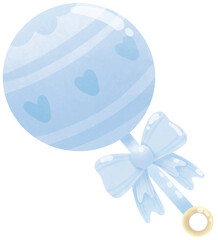 Blue Baby rattle