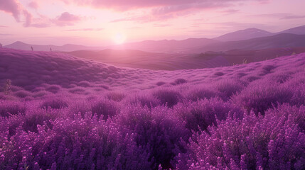 Very beautiful lavender field