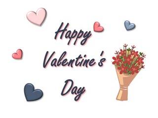 Valentine, happy valentines day, valentine card, card, 14 February 