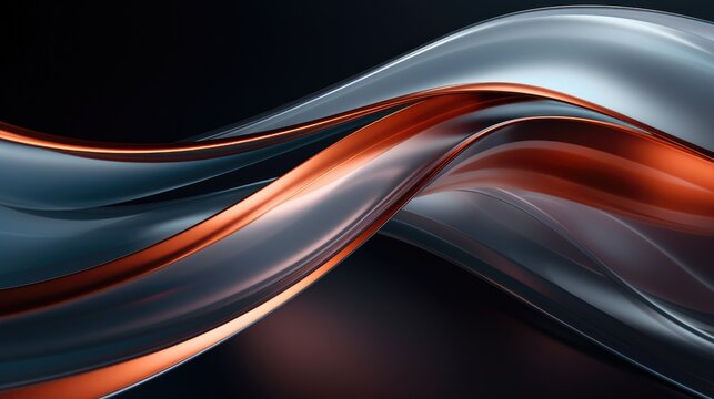 An abstract background with a wave pattern. Generative AI.