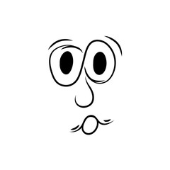comic cartoon facial expression