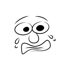 comic cartoon facial expression