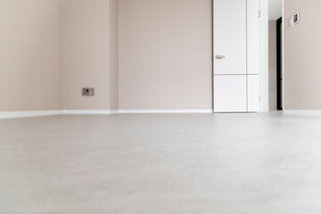 View of the renovated room in the apartment