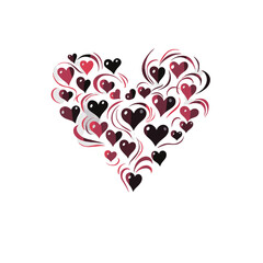 heart, love, valentine, vector, illustration, couple, icon, day, symbol, romance, design, cartoon, face, art, shape, woman, hearts, card, red, holiday, sign, silhouette, valentines, family, romantic, 