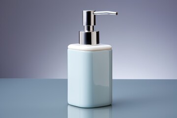 Obraz premium Lotion Dispenser: Close-ups of a lotion dispenser in use.