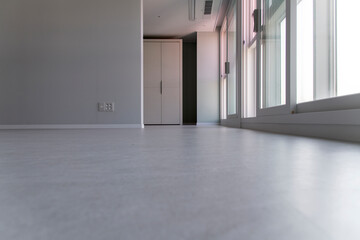 View of the renovated room in the apartment