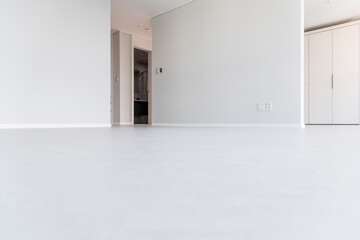 View of the renovated room in the apartment