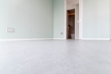 View of the renovated room in the apartment