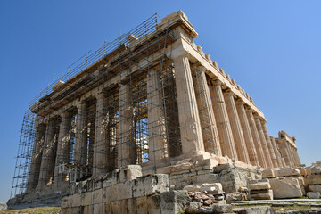 Athens; Greece - august 29 2022 : Acropolis