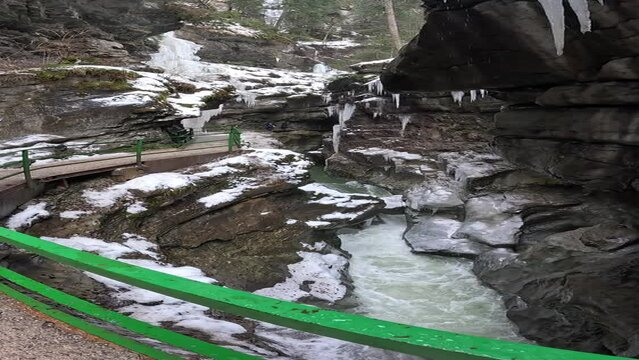 Breitachklamm in Allg&auml;u Bayern im Winter
