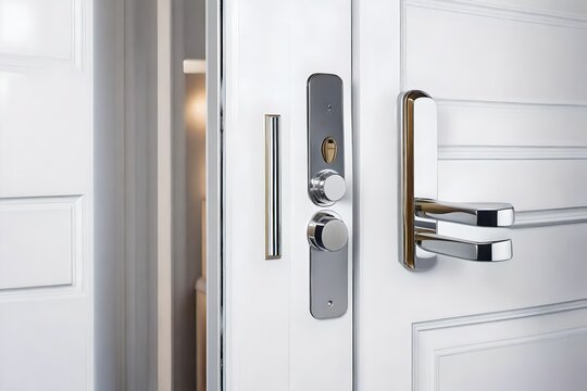 door handle and lock