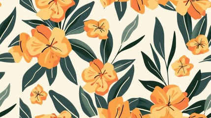 Simple Illustration of Wallflower Pattern