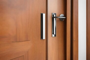 Obraz premium door with a handle