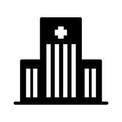 Hospital building icon