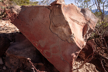Archaeological Zone: Petroglyphs at Boca de Potrerillos, Nuevo León