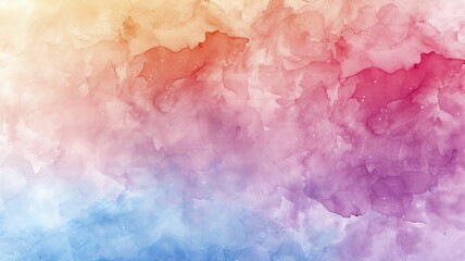 Watercolor Texture Blends Sorbet Spring Shades Smoothly