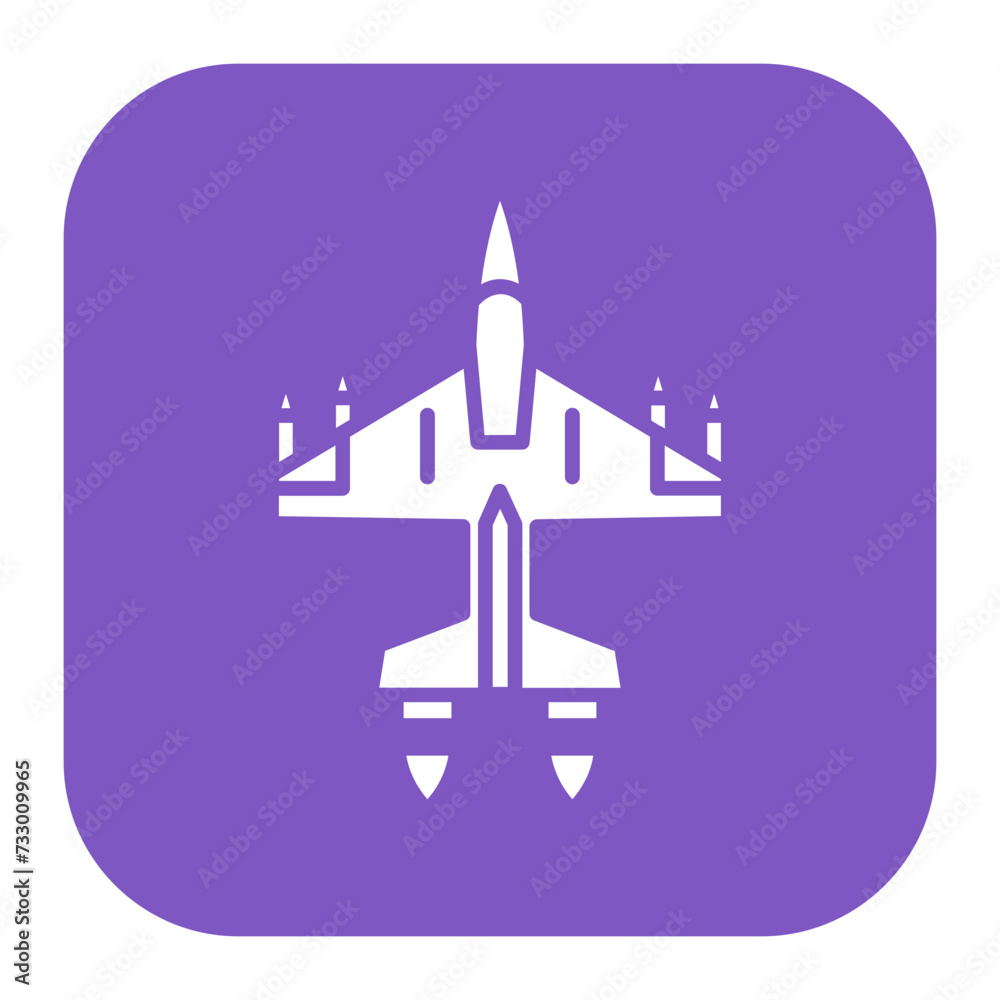 Sticker Jet Icon