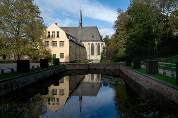 Fototapeta na wymiar Abbaye de La Cambre à Bruxelles
