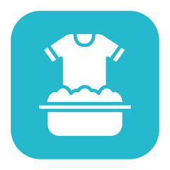 Hand Washing Clothes Icon