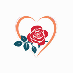 logo for shop Natural flowers of love on a white background 