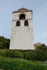 Romanesque church Ancona Italy view