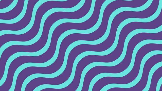 Animated abstract background. geometric pattern. Simple wavy zig zag stripes Retro Art Design. 2d motion graphics backdrop. multicolored design with zigzag lines.