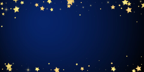 Magic stars vector overlay.  Gold stars scattered