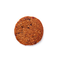 Oatmeal Cookies on White Background
