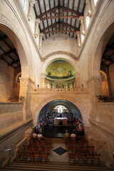 Basilica of the Transfiguration at the mount Tabor (Har Tavor), Israel