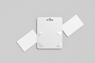 Gift card with gray background