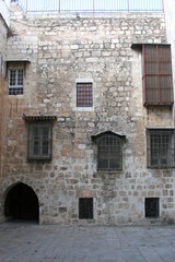 Courtyard of the Cathedral of Saint James in Jerusalem, Israel