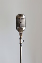 Fototapeta premium Vintage Microphone Retro Style